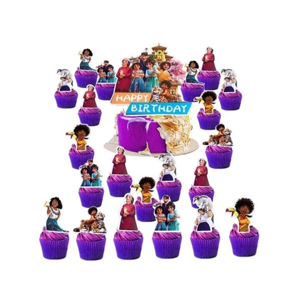 49Pcs Magic House Party Cake Topper and Cupcake Topper Decorations